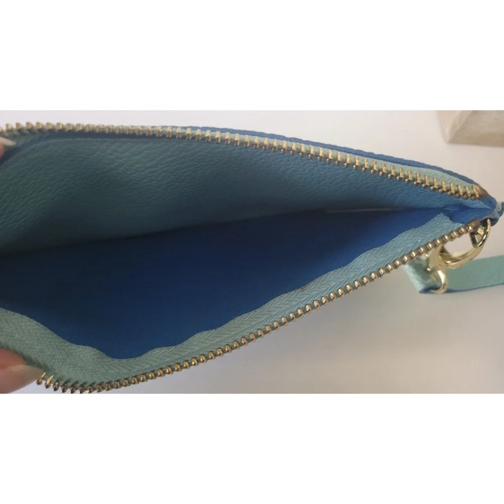 Steve Madden‎ Zip Wallet Phone Card Case Wristlet Textured Faux Leather Handbag